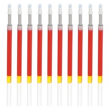 100 x 110mm Gel Pen Refills 0.5mm Fine Tip Red Gel Ink Ballpoint Pen Refill