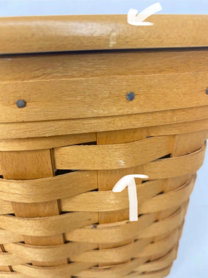 Longaberger Woodcrafts 2000 Taschentuchkorb (6,5 hoch) - Bild 4 von 4