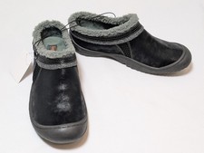 JSport Janie Women Black Slip On Shoes S6JAN01 Casual Faux Fur Lining Pick Size