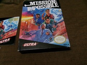 #664 Mission: Impossible Nintendo Entertainment System 1990) ✅ CIB ✅ Ultra Games