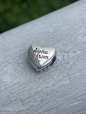 Rare Pandora Hawaii Exclusive Aloha From Honolulu Heart Charm | eBay