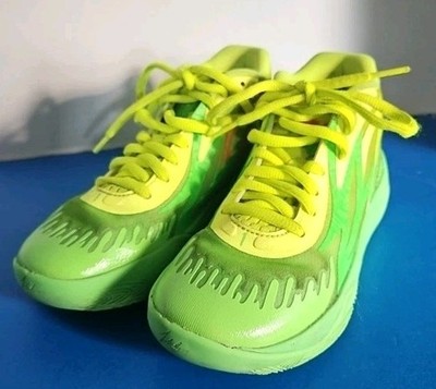 Puma Lamelo Ball Nitro 377610-01 Nickelodeon Slime Jr Size 4 