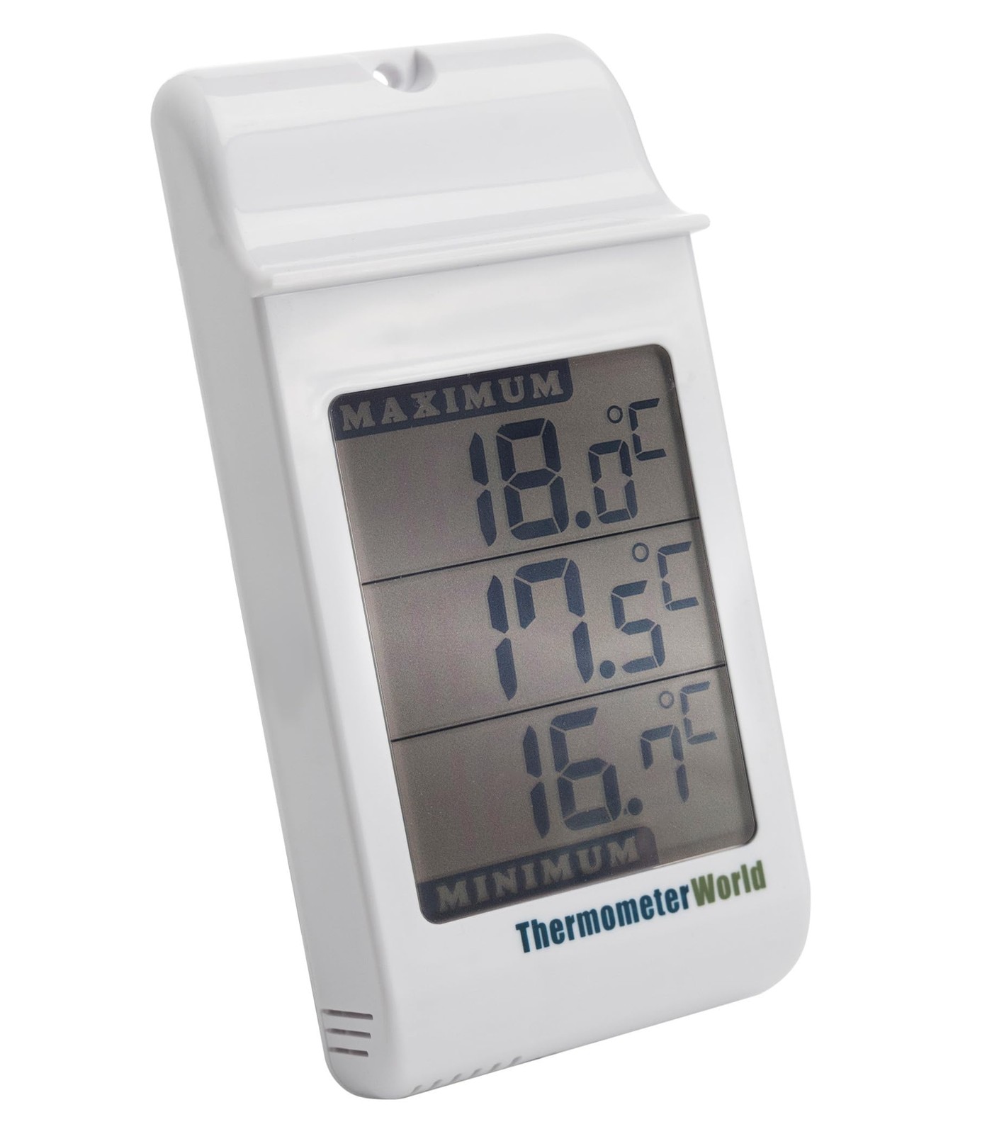 Digital Max Min Greenhouse Thermometer - to Monitor White