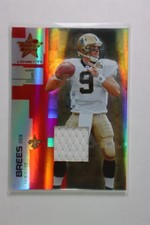 2007 Donruss Leaf Rookies and Stars Drew Brees #32 Game Used Patch /250