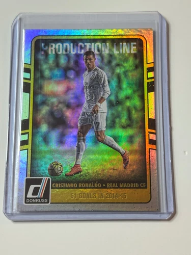 2016-17 Donruss Soccer Production Line Holographic #33 Cristiano Ronaldo