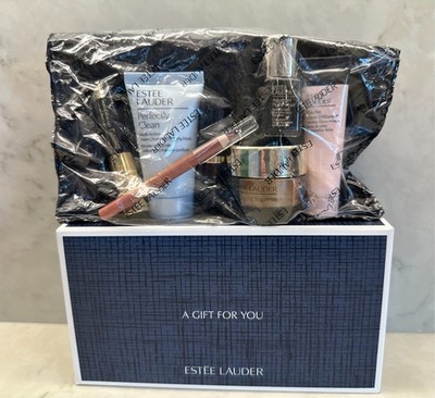 ESTEE LAUDER 7pc$150 Skincare&Makeup Travel GIFT SET~Night Repair