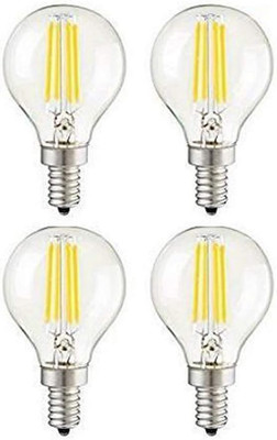 G45 4W Candelabra LED Bulbs Dimmable(4 Pack)- E14 Base Vintage Edison Incandesce