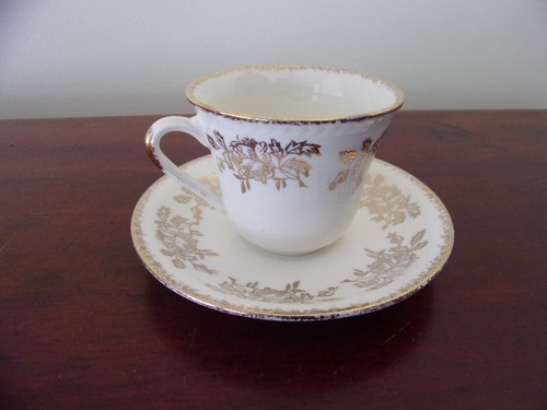Vintage Portland Pottery Cup & Saucer Set Cobridge Staffordshire - Picture 3 of 9