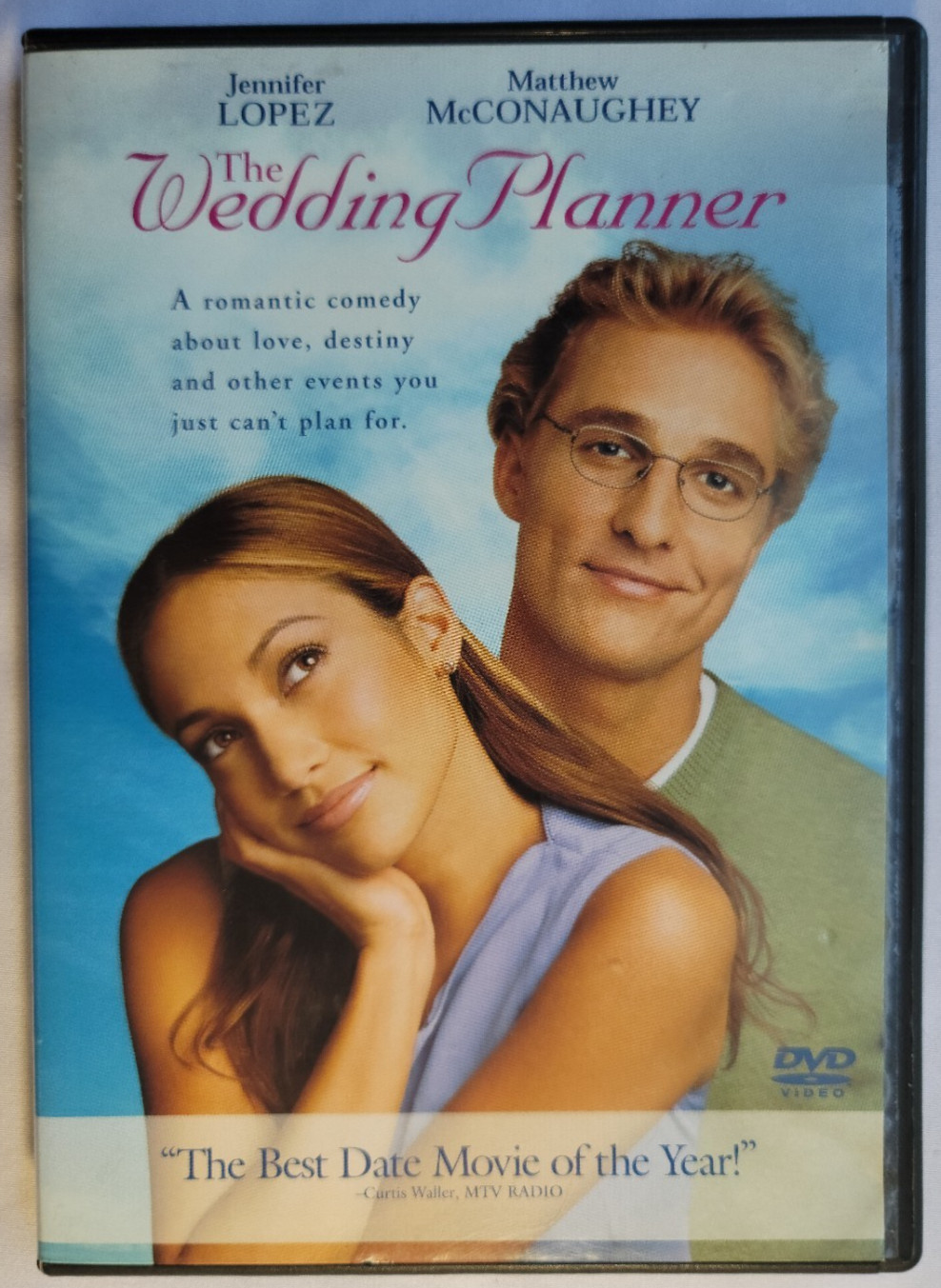 The Wedding Planner DVD 2001 Jennifer Lopez Matthew McConaughey Romance