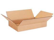 Pack of 25 Lightweight 32 Ect Corrugated Boxes 15 X 10 X 2"