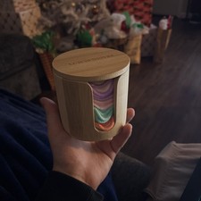 Reusable Bamboo Cotton Makeup Remover Pads with Container