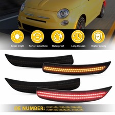 Amber Red LED Side Marker Lights 4X Fits Fiat...