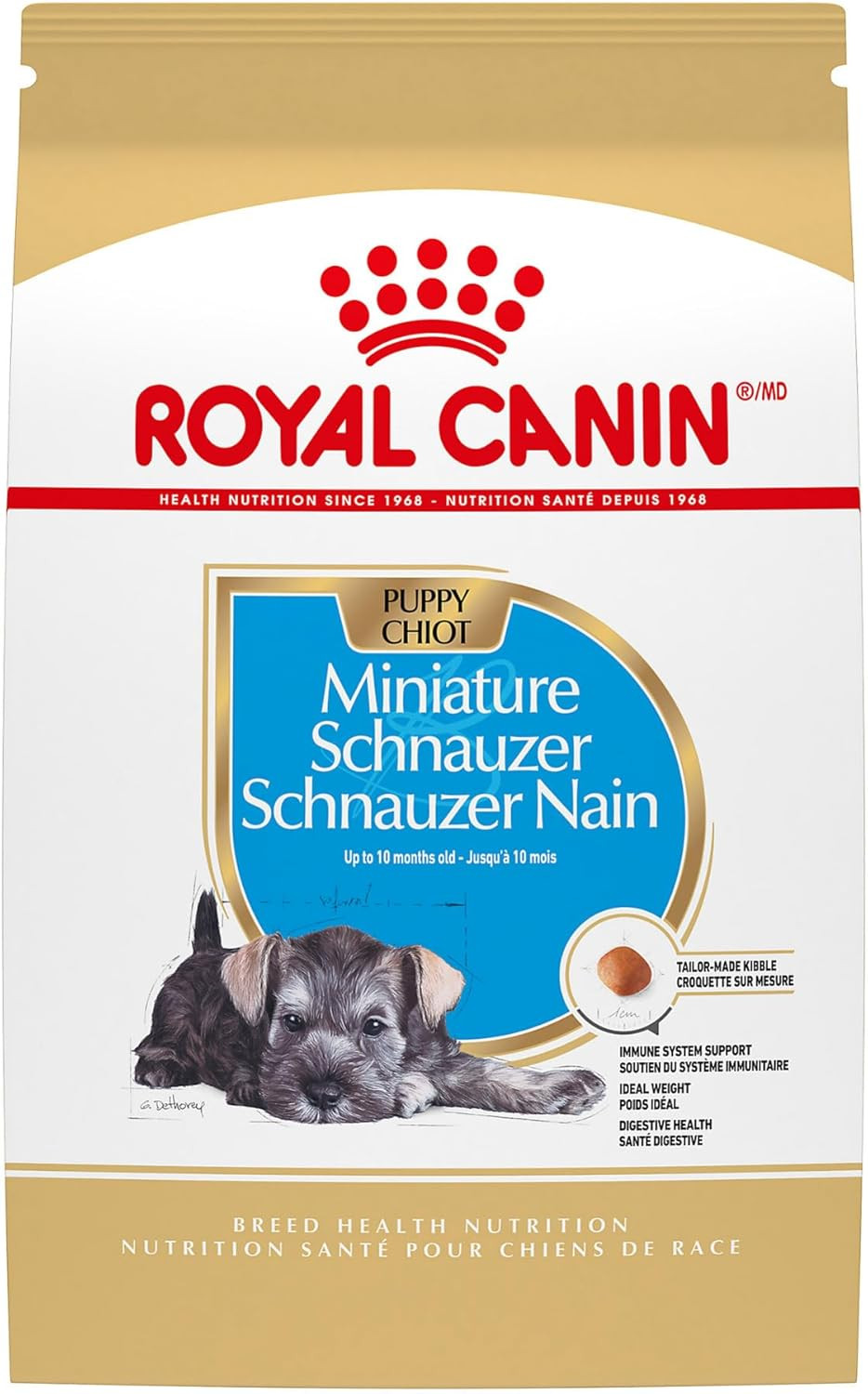Miniature Schnauzer Puppy Breed Specific Dry Dog Food, 2.5 L
