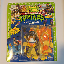 TMNT SPIKE 'N VOLLEY DON 1992 Sealed  Unpunched