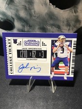 2019 Contenders Draft JAKE BROWNING Rookie Auto College Ticket Huskies Bengals