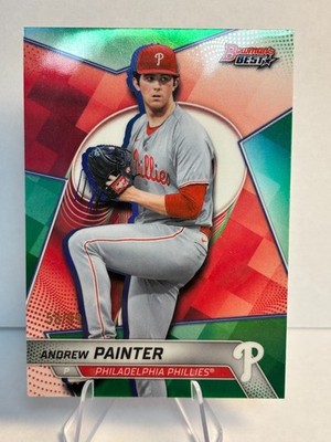 2025 Bowman s Best Andrew Painter /99 Top Green Refractor TP-11