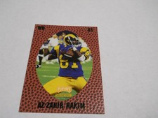 AZ-ZAHIR HAKIM ROOKIE CARD ST. LOUIS RAMS 1998 PLAYOFF MOMENTUM. rookie card picture