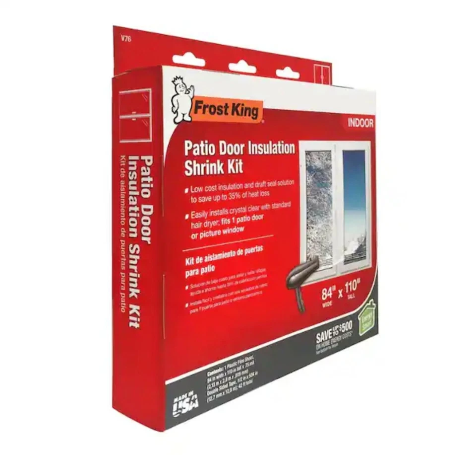 Kit de película retráctil transparente para ventana Frost King - V76H Foto 2 de 4