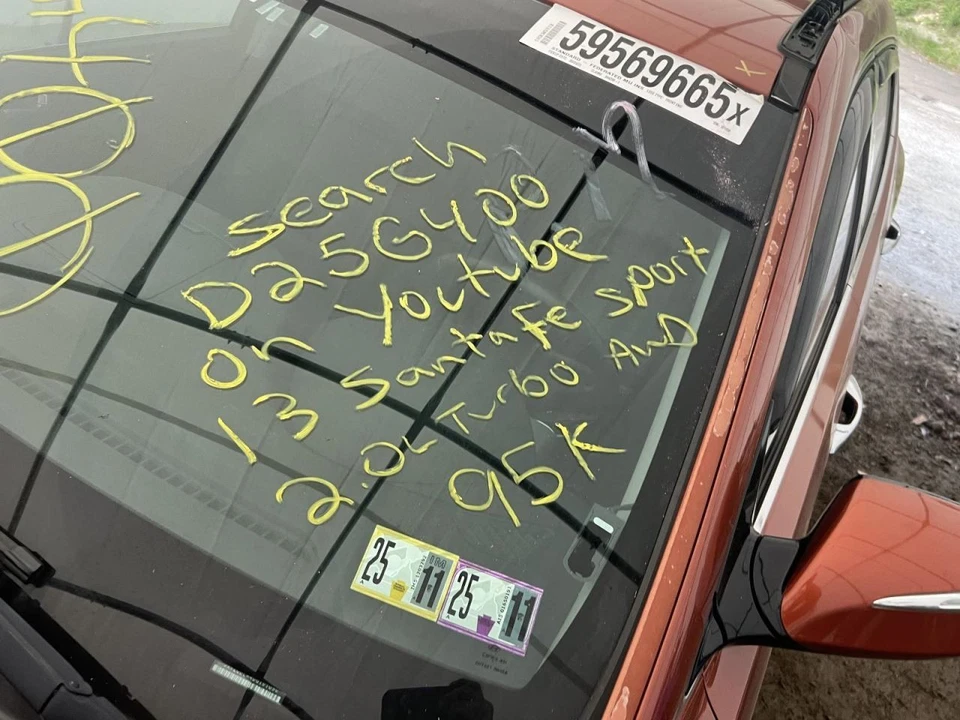 Seat Belt Front Bucket Seat SWB Sport Driver Fits 13-18 SANTA FE 209416 Foto 3 de 4