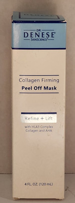 Dr. Denese SkinScience Collagen Firming Peel-Off Mask with AHA 4 fl oz Sealed
