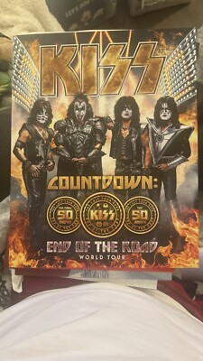 KISS 40TH ANNIVERSARY TOURパンフレット　サイン入り KISS Band Signed Autographed 8x10 Photo Tour Book /shirt & Pins