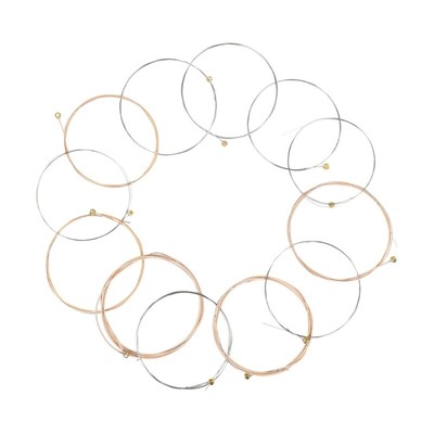 12 Pcs Folk Guitar String Acoustic Guitar Strings Powerful and Durable
