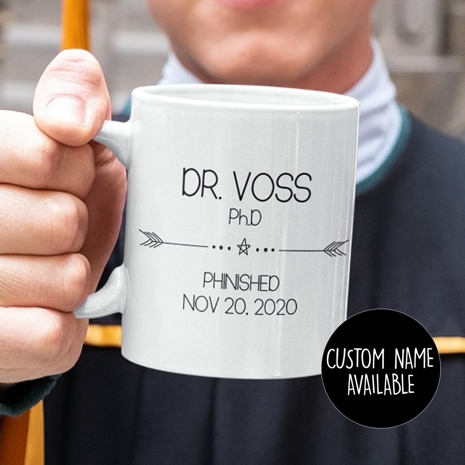 Pdd Coffee Mug Phd Graduation Gift Graduation Mug Personalized Mug Doctor Mug