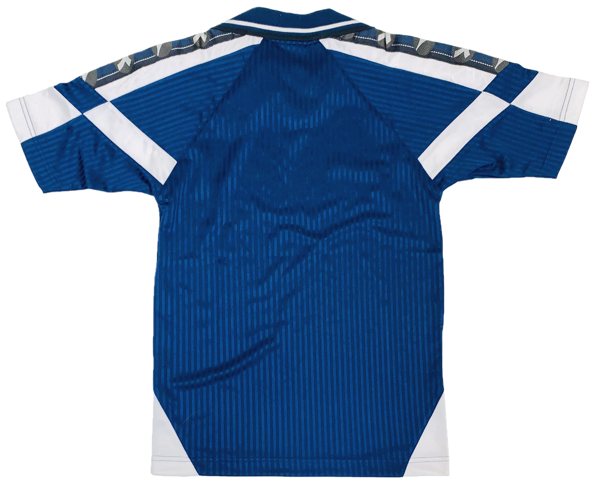Diadora Trevi 190 Soccer Team Jersey Futbol Polo Shirt Navy Blue