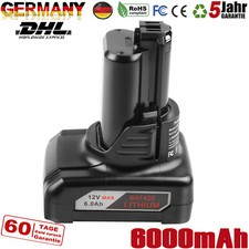 6000mAh Für Bosch Akku 12V Professional 10,8V GBA 2607337302 1600Z0002Y BAT420