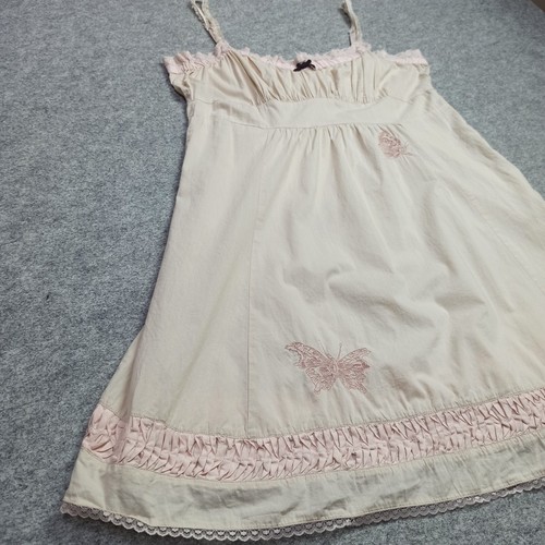 Odd Molly Bluse 3 - L Baumwolle Web Babydoll Top Boho Spitzenbesatz Gummizug Reißverschluss 457 - Bild 5 von 15