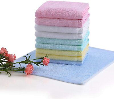 Pack 1x 4x 12x Premium Cotton Face Towels Cloth Flannels Wash Cloths Super Soft 