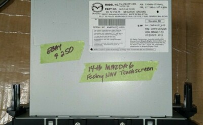 2014-16 MAZDA CX5 or 6? Factory Head unit NAV Touch Screen OEM#CV