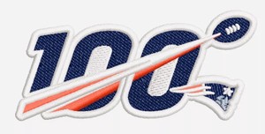 patriots 100 year jersey