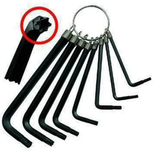 Haskyy Set Punte Torx Da 1/4 Pollici, Lunghezza 150 Mm, T8 - T40, Punta Lunga To - Foto 7