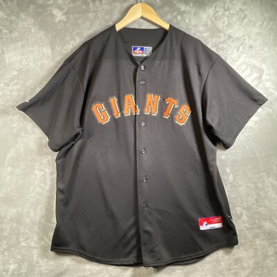 Majestic San Francisco Giants Jersey Men's XL Black Cool Base