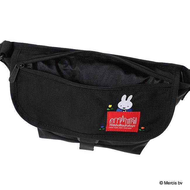 Miffy Messenger Bag Flap Zipper Nylon Pocket Manhattan Miffy Messenger Bag Flap Zipper Nylon Pocket Manhattan