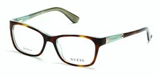 Guess GU2561 055 Tortoise Plastic Optical Eyeglasses Frame 53-15-135 GU 2561 RX 