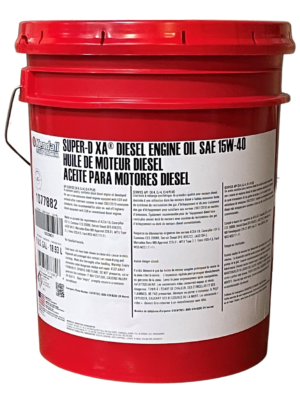 Kendall Super-D XA CK-4 15W40 Diesel Engine Oil; 1077882; 5 Gallon