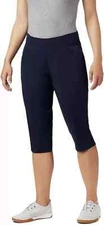 Columbia Women's Active Fit Omni-Shield Pull-On Capri Pants, Dark Nocturnal, S