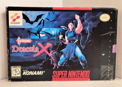 Super Nintendo - Konami - Castlevania Dracula X (Box + Game) | eBay