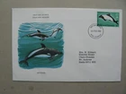 FALKLAND ISLANDS, cover FDC 1980, Commerson's Dolphin