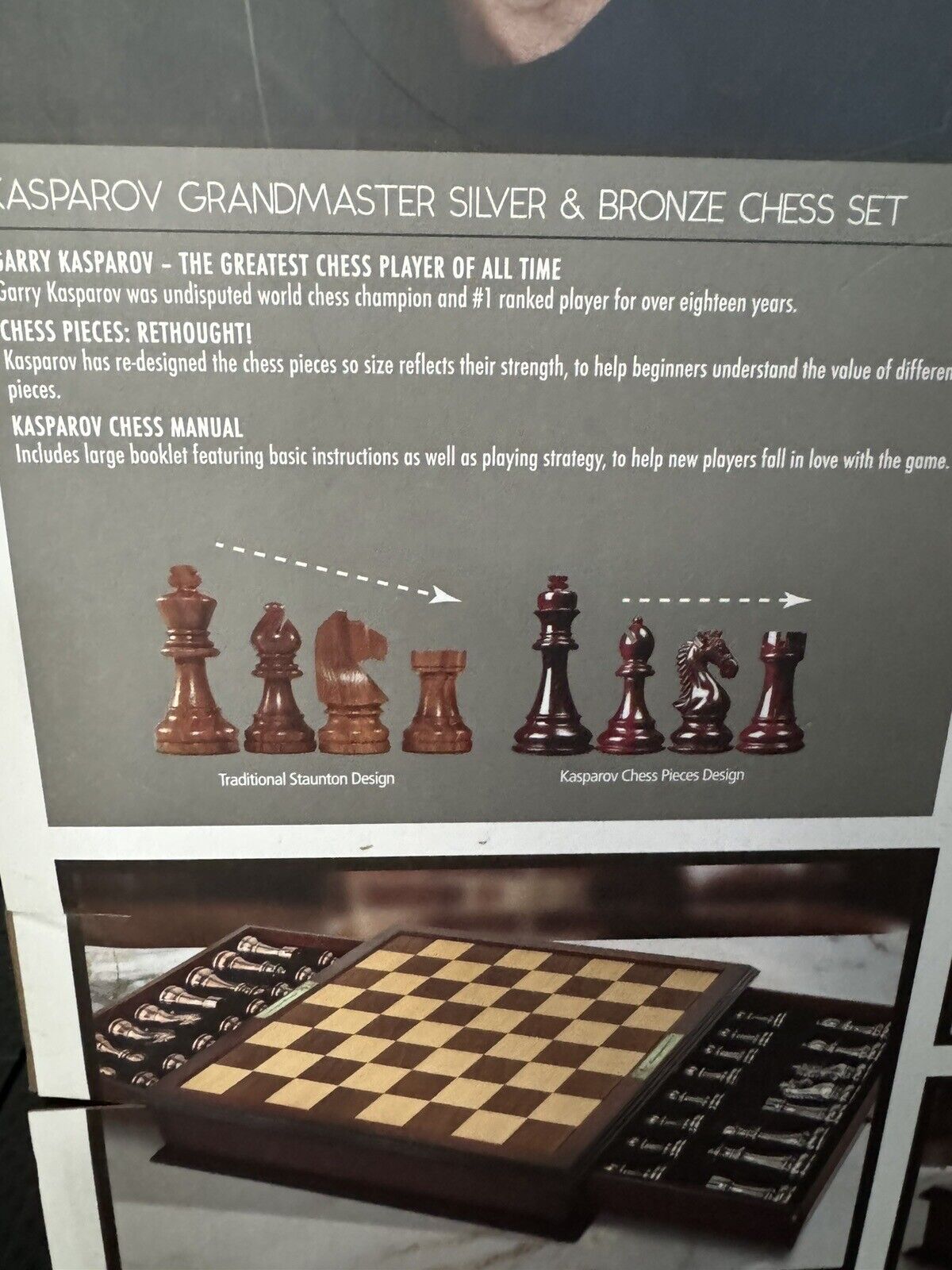 The Kasparov Grandmaster Chess Set - Hammacher Schlemmer