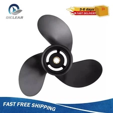 NEW 9 x 9 Aluminum Outboard Propeller for Mercury Boat 6-15HP 8 Spline Tooth,RH