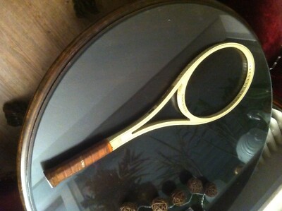 Tennisschläger Snauwaert Fibre Craft neu L4 Holz new old racket wood
