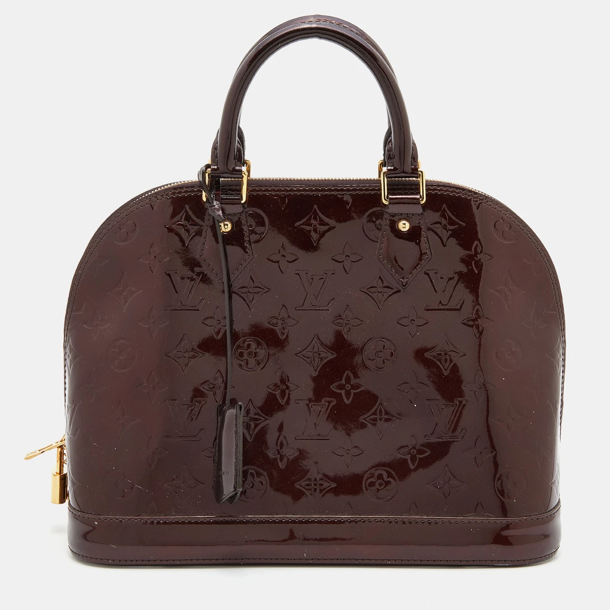 Louis Vuitton Amarante Monogram Vernis Alma PM Bag – Sheer Room