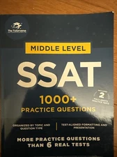 Middle Level SSAT: 1000+ Practice Questions - paperback Tutorverse, The