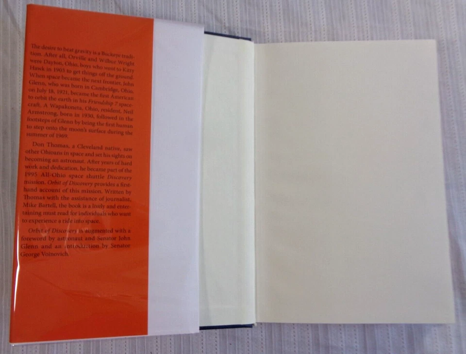 Orbit of Discovery: All-Ohio Space Shuttle Mission SIGNED 1st by Don Thomas EXC! - Image 4 of 4