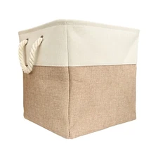 Storage Cube Basket Foldable Cloth Baskets Shelves Toy Laundry Organizer 1 PCS