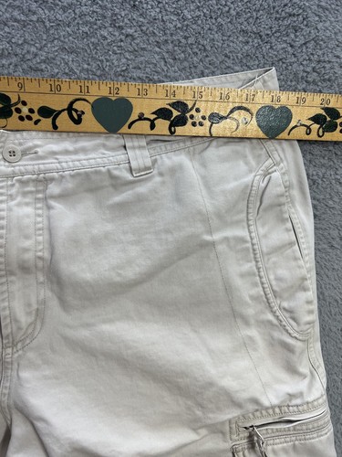 Vintage Lee Dungarees Pants Cargo Utility Beige Mens 38x30 Relaxed Y2K - 第 5/21 張圖片
