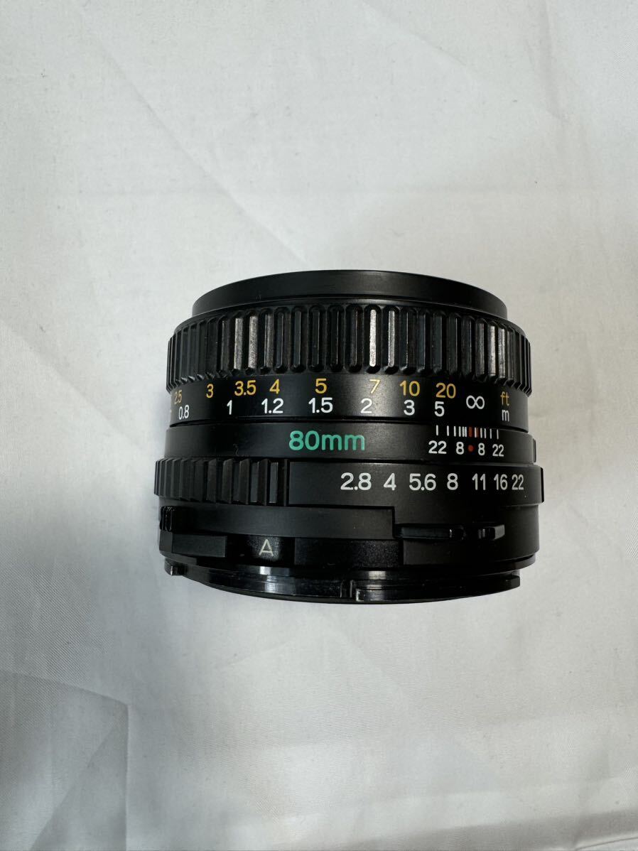 MAMIYA-SEKOR C 80mm 1:2.8 N Single Focus Camera Lens Made in MAMIYA-SEKOR C 80mm 1:2.8 N Single Focus Camera Lens Made in